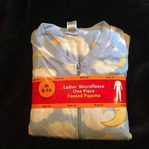 Adult Footie Pajamas - M
